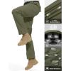 imageFREE SOLDIER Mens Outdoor Convertible Hiking Pants with Belt Lightweight Quick Dry Tactical Cargo Pants Nylon SpandexArmy Green