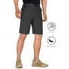 imageFREE SOLDIER Mens Outdoor Convertible Hiking Pants with Belt Lightweight Quick Dry Tactical Cargo Pants Nylon SpandexBlack