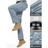 imageFREE SOLDIER Mens Outdoor Convertible Hiking Pants with Belt Lightweight Quick Dry Tactical Cargo Pants Nylon SpandexBlue Gray