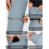 imageFREE SOLDIER Mens Outdoor Convertible Hiking Pants with Belt Lightweight Quick Dry Tactical Cargo Pants Nylon SpandexBlue Gray