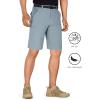 imageFREE SOLDIER Mens Outdoor Convertible Hiking Pants with Belt Lightweight Quick Dry Tactical Cargo Pants Nylon SpandexBlue Gray