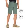 imageFREE SOLDIER Mens Outdoor Convertible Hiking Pants with Belt Lightweight Quick Dry Tactical Cargo Pants Nylon SpandexForest Green