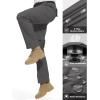 imageFREE SOLDIER Mens Outdoor Convertible Hiking Pants with Belt Lightweight Quick Dry Tactical Cargo Pants Nylon SpandexGray