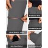 imageFREE SOLDIER Mens Outdoor Convertible Hiking Pants with Belt Lightweight Quick Dry Tactical Cargo Pants Nylon SpandexGray