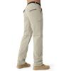 imageFREE SOLDIER Mens Outdoor Convertible Hiking Pants with Belt Lightweight Quick Dry Tactical Cargo Pants Nylon SpandexIvory White