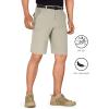 imageFREE SOLDIER Mens Outdoor Convertible Hiking Pants with Belt Lightweight Quick Dry Tactical Cargo Pants Nylon SpandexIvory White