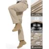 imageFREE SOLDIER Mens Outdoor Convertible Hiking Pants with Belt Lightweight Quick Dry Tactical Cargo Pants Nylon SpandexKhaki