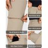 imageFREE SOLDIER Mens Outdoor Convertible Hiking Pants with Belt Lightweight Quick Dry Tactical Cargo Pants Nylon SpandexKhaki
