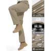 imageFREE SOLDIER Mens Outdoor Convertible Hiking Pants with Belt Lightweight Quick Dry Tactical Cargo Pants Nylon SpandexMud