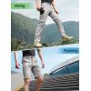imageFREE SOLDIER Mens Outdoor Convertible Hiking Pants with Belt Lightweight Quick Dry Tactical Cargo Pants Nylon SpandexSlate Gray