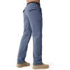 imageFREE SOLDIER Mens Outdoor Convertible Hiking Pants with Belt Lightweight Quick Dry Tactical Cargo Pants Nylon SpandexTitanium Blue