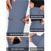 imageFREE SOLDIER Mens Outdoor Convertible Hiking Pants with Belt Lightweight Quick Dry Tactical Cargo Pants Nylon SpandexTitanium Blue