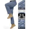 imageFREE SOLDIER Mens Outdoor Convertible Hiking Pants with Belt Lightweight Quick Dry Tactical Cargo Pants Nylon SpandexTitanium Blue