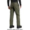 imageFREE SOLDIER Mens Outdoor Softshell Fleece Lined Cargo Pants Snow Ski Hiking Pants with BeltArmy Green