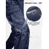 imageFREE SOLDIER Mens Outdoor Softshell Fleece Lined Cargo Pants Snow Ski Hiking Pants with BeltDark Navy