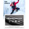 imageFREE SOLDIER Mens Outdoor Softshell Fleece Lined Cargo Pants Snow Ski Hiking Pants with BeltGray