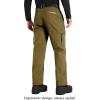 imageFREE SOLDIER Mens Outdoor Softshell Fleece Lined Cargo Pants Snow Ski Hiking Pants with BeltOlive