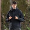 imageFREE SOLDIER Mens Outdoor Waterproof Soft Shell Hooded Military Tactical JacketBlack
