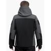 imageFREE SOLDIER Mens Outdoor Waterproof Soft Shell Hooded Military Tactical JacketBlack Gray