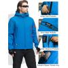 imageFREE SOLDIER Mens Outdoor Waterproof Soft Shell Hooded Military Tactical JacketBright Blue