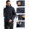 imageFREE SOLDIER Mens Outdoor Waterproof Soft Shell Hooded Military Tactical JacketDark Navy