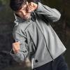 imageFREE SOLDIER Mens Outdoor Waterproof Soft Shell Hooded Military Tactical JacketGlacier Gray