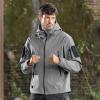 imageFREE SOLDIER Mens Outdoor Waterproof Soft Shell Hooded Military Tactical JacketGlacier Gray