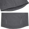 imageFREE SOLDIER Mens Outdoor Waterproof Soft Shell Hooded Military Tactical JacketGray