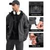 imageFREE SOLDIER Mens Outdoor Waterproof Soft Shell Hooded Military Tactical JacketGray Melange