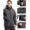 imageFREE SOLDIER Mens Outdoor Waterproof Soft Shell Hooded Military Tactical JacketGray Melange