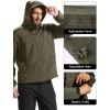 imageFREE SOLDIER Mens Outdoor Waterproof Soft Shell Hooded Military Tactical JacketGreen
