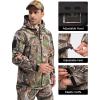 imageFREE SOLDIER Mens Outdoor Waterproof Soft Shell Hooded Military Tactical JacketHunting Camo