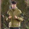 imageFREE SOLDIER Mens Outdoor Waterproof Soft Shell Hooded Military Tactical JacketOlive
