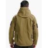 imageFREE SOLDIER Mens Outdoor Waterproof Soft Shell Hooded Military Tactical JacketOlive