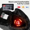 imageFREE SOLDIER Mens Snow Winter Boots for Men Warm Fleece Lining Winter Ski Shoes Waterproof Insulated BootiesBrown