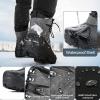 imageFREE SOLDIER Mens Snow Winter Boots for Men Warm Fleece Lining Winter Ski Shoes Waterproof Insulated BootiesGrey9
