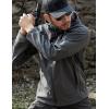 imageFREE SOLDIER Mens Softshell Hiking Jacket Waterproof Hooded Tactical Hunting JacketDark Gray