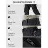 imageFREE SOLDIER Mens Tactical Pants Water Resistant Ripstop Cargo Work Lightweight EDC Hiking Pants with Multi PocketsBlack