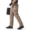 imageFREE SOLDIER Mens Tactical Pants Water Resistant Ripstop Cargo Work Lightweight EDC Hiking Pants with Multi PocketsBrown