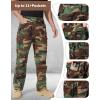 imageFREE SOLDIER Mens Tactical Pants Water Resistant Ripstop Cargo Work Lightweight EDC Hiking Pants with Multi PocketsCamo
