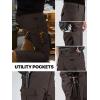 imageFREE SOLDIER Mens Tactical Pants Water Resistant Ripstop Cargo Work Lightweight EDC Hiking Pants with Multi PocketsCoffee Brown