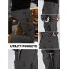 imageFREE SOLDIER Mens Tactical Pants Water Resistant Ripstop Cargo Work Lightweight EDC Hiking Pants with Multi PocketsGray