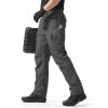imageFREE SOLDIER Mens Tactical Pants Water Resistant Ripstop Cargo Work Lightweight EDC Hiking Pants with Multi PocketsGray