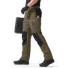 imageFREE SOLDIER Mens Tactical Pants Water Resistant Ripstop Cargo Work Lightweight EDC Hiking Pants with Multi PocketsGreen Black