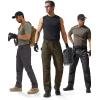 imageFREE SOLDIER Mens Tactical Pants Water Resistant Ripstop Cargo Work Lightweight EDC Hiking Pants with Multi PocketsMoss Green