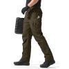 imageFREE SOLDIER Mens Tactical Pants Water Resistant Ripstop Cargo Work Lightweight EDC Hiking Pants with Multi PocketsMoss Green