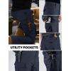 imageFREE SOLDIER Mens Tactical Pants Water Resistant Ripstop Cargo Work Lightweight EDC Hiking Pants with Multi PocketsNavy