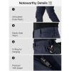 imageFREE SOLDIER Mens Tactical Pants Water Resistant Ripstop Cargo Work Lightweight EDC Hiking Pants with Multi PocketsNavy