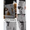 imageFREE SOLDIER Mens Tactical Pants Water Resistant Ripstop Cargo Work Lightweight EDC Hiking Pants with Multi PocketsStone