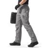 imageFREE SOLDIER Mens Tactical Pants Water Resistant Ripstop Cargo Work Lightweight EDC Hiking Pants with Multi PocketsStone